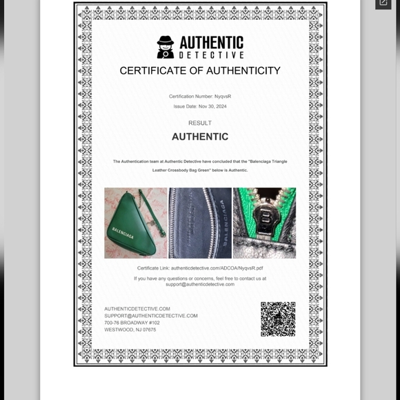 Balenciaga Triangle Leather bag - Picture 13 of 16